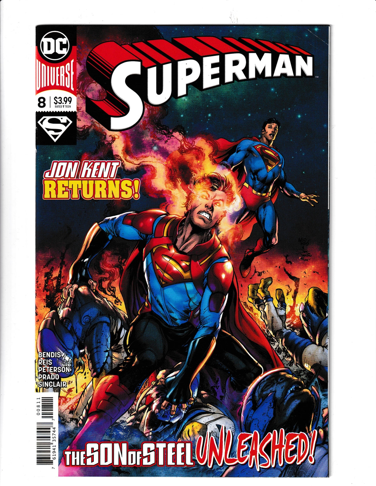 Superman #8 (2019) Ivan Reis & Joe Prado Cover DC Comics