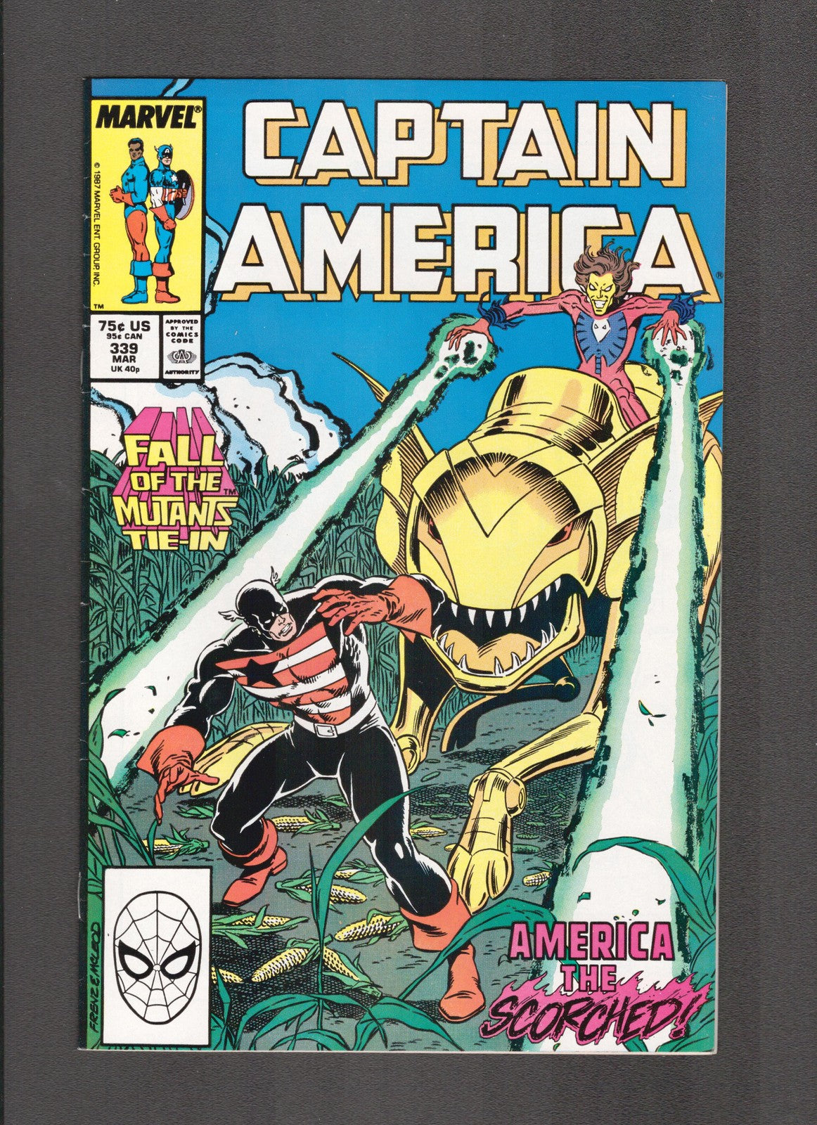 Captain America #339 (1988) Falcon Marvel Comics