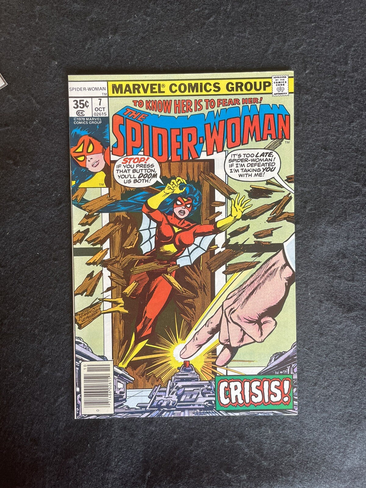 Spider-Woman #7 "Crisis" (1978) Bronze Age Marvel