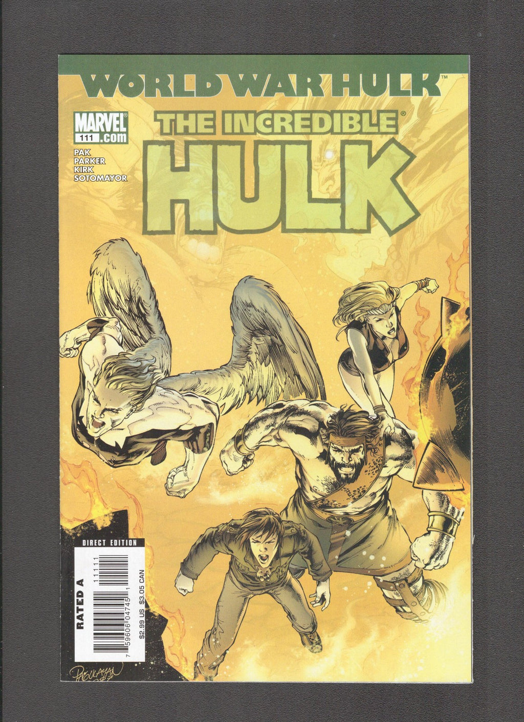 Hulk #111 (2007) Carlo Pagulayan Cover Marvel Comics