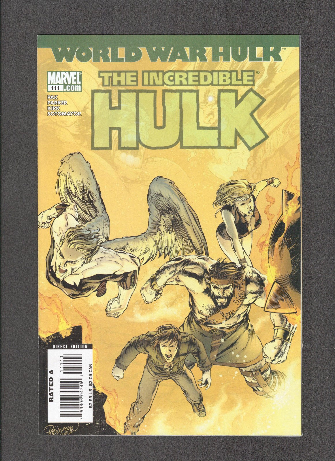 Hulk #111 (2007) Carlo Pagulayan Cover Marvel Comics