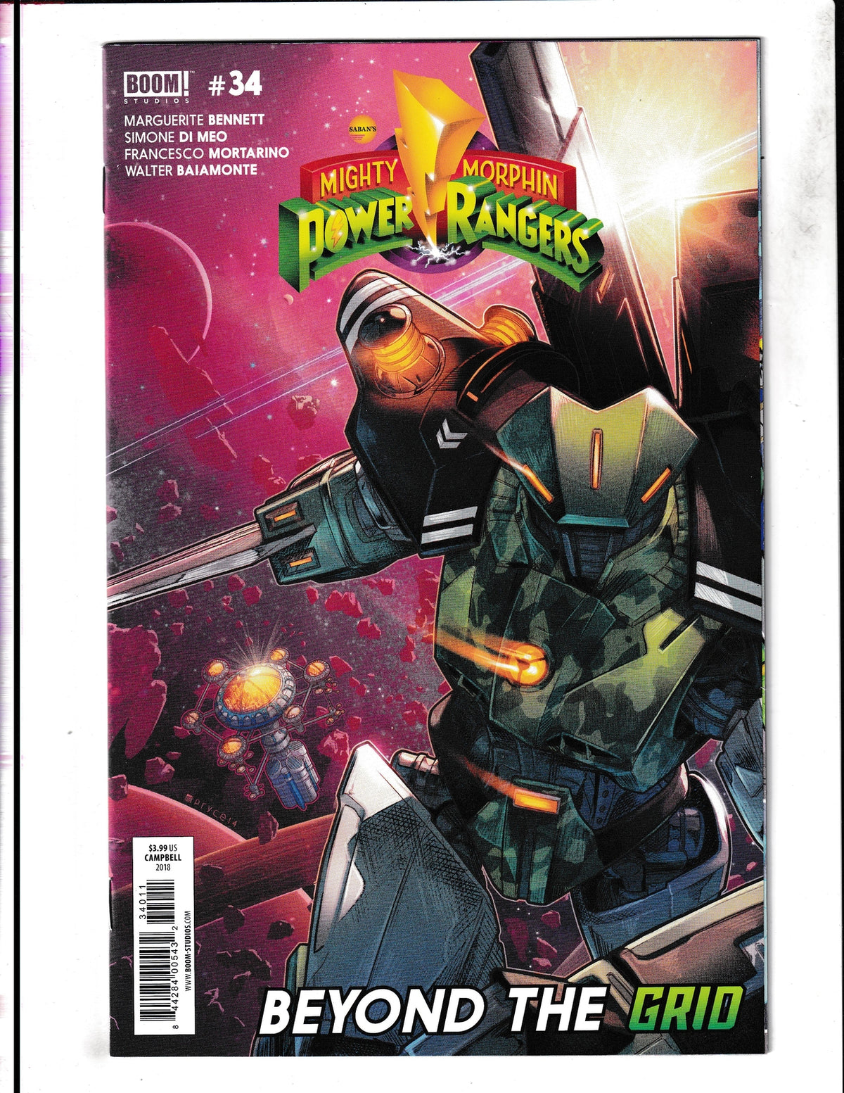 Mighty Morphin Power Rangers #34 (2018) BOOM! Comics