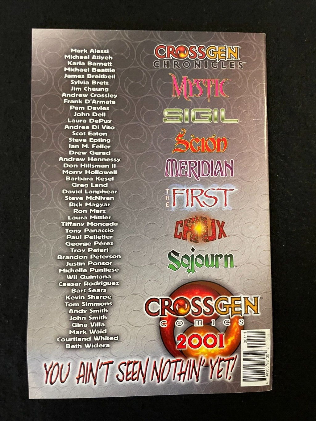 Crux - Lot of 23 #1-8 (2001/03) Crossgen Comics