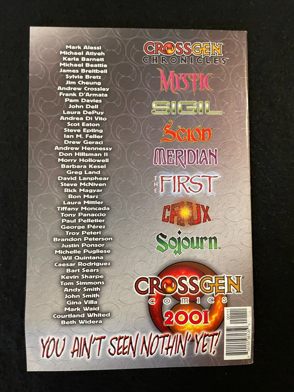 Crux - Lot of 23 #1-8 (2001/03) Crossgen Comics