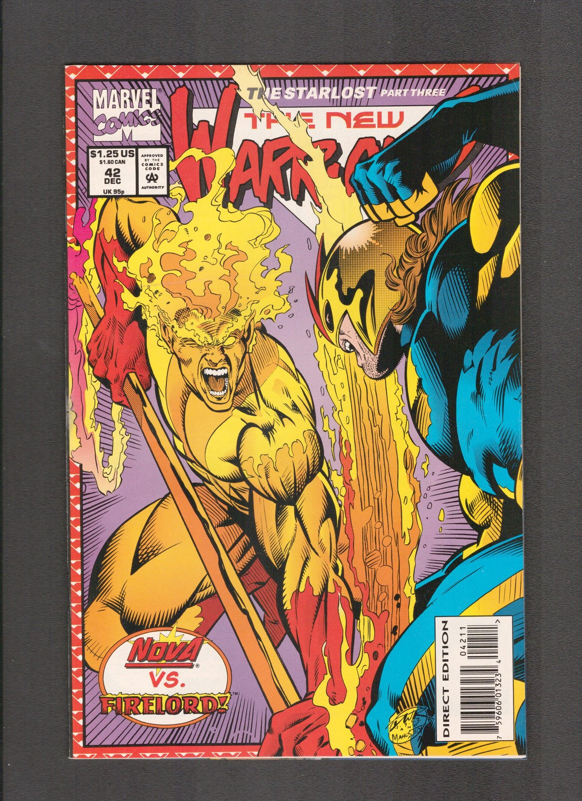 New Warriors #42 (1993) Starlost Part 3 of 3 Marvel Comics