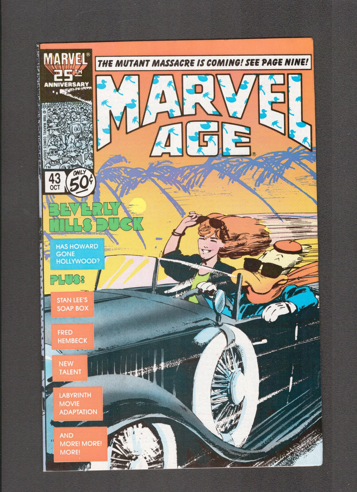 Marvel Age #43 (1986) Howard the Duck Marvel Comics