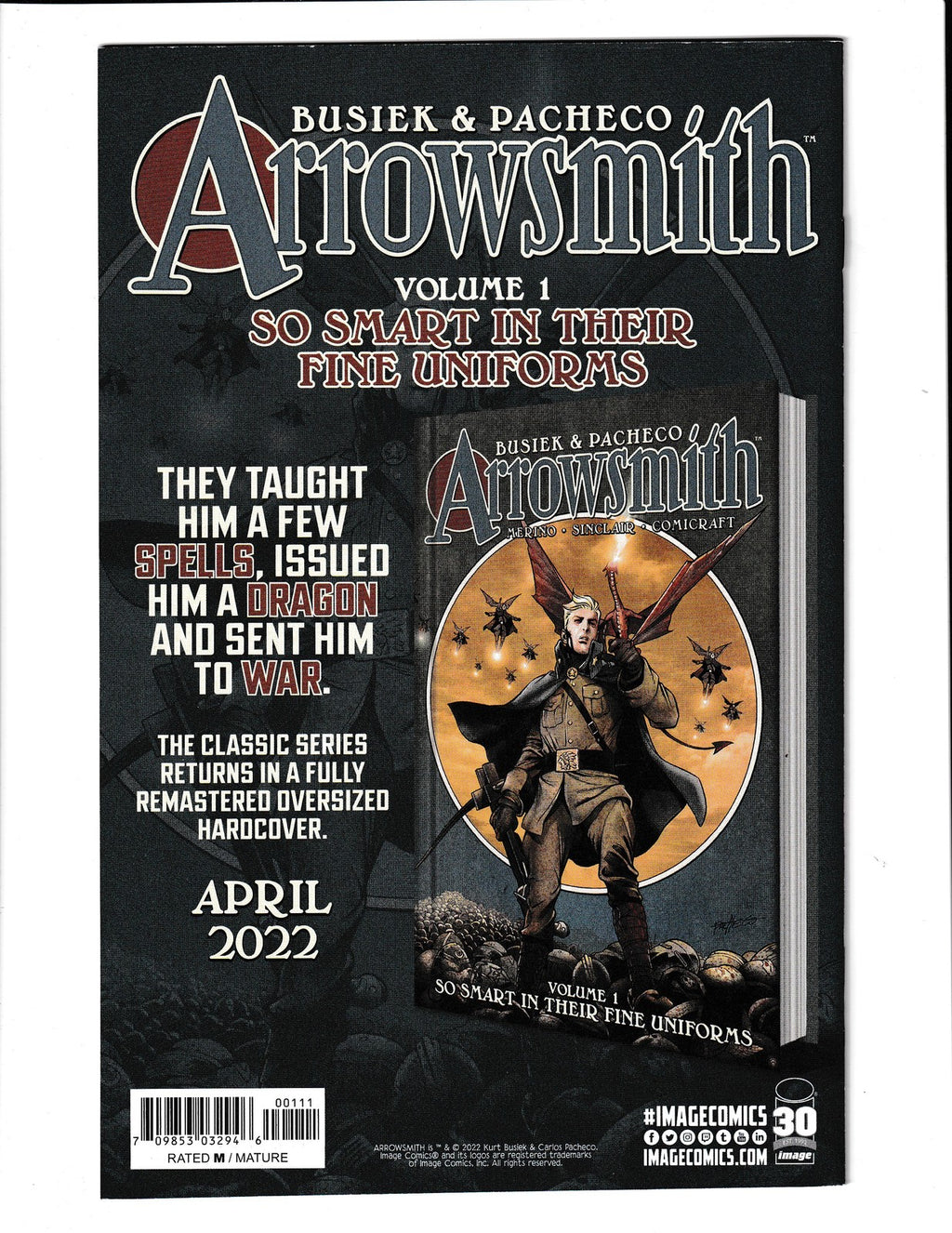 Arrowsmith: Behind Enemy Lines #1 (2022) WW1 Image Comics