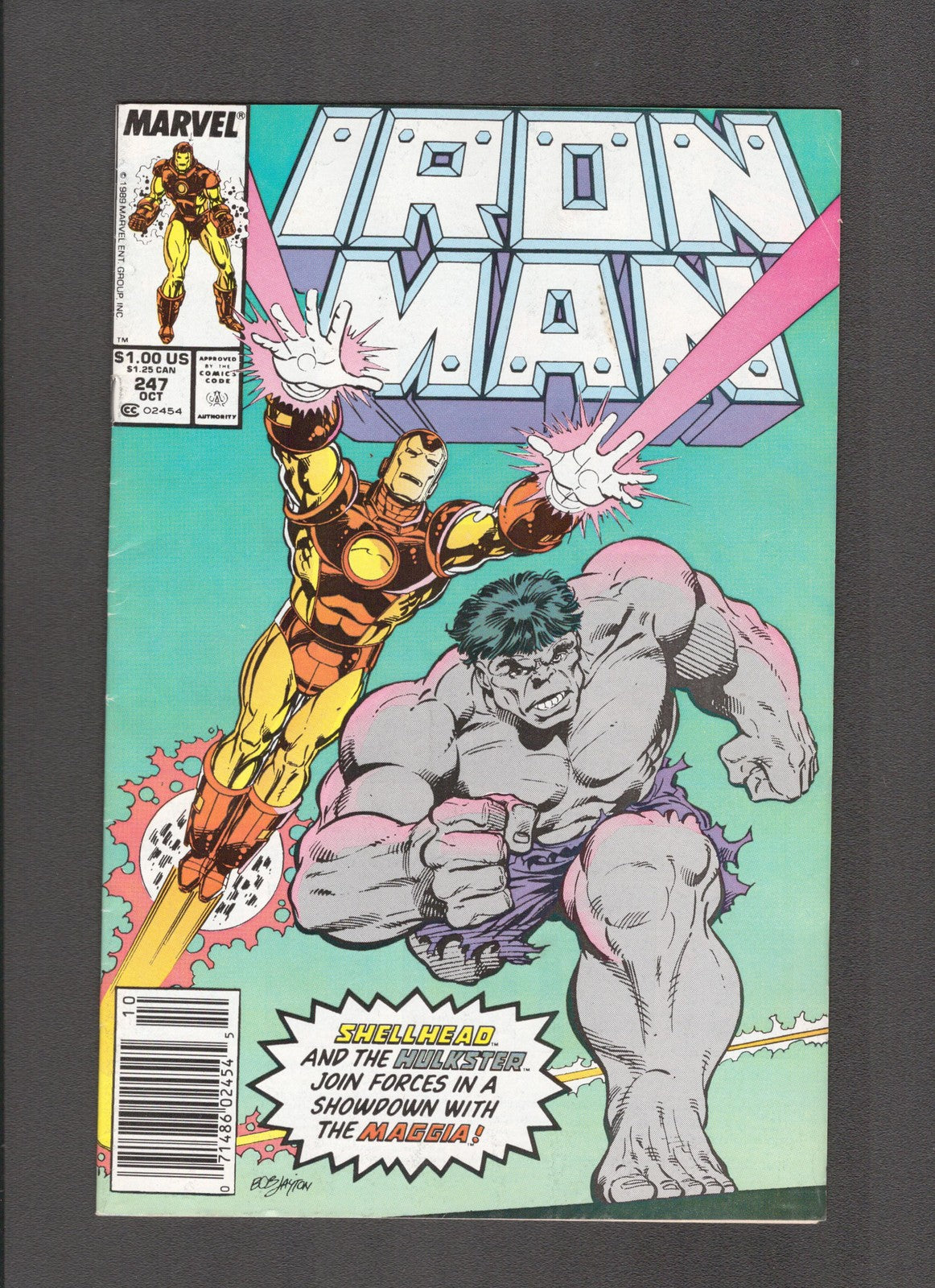 Iron Man #247 (1989) Bob Layton Marvel Comics