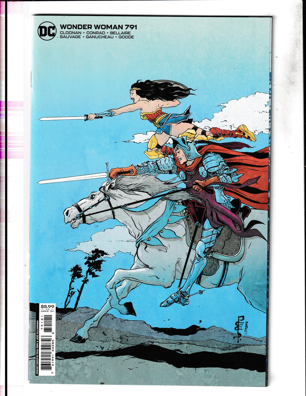Wonder Woman #791b (2022) Paul Pope Cardstock DC Comics