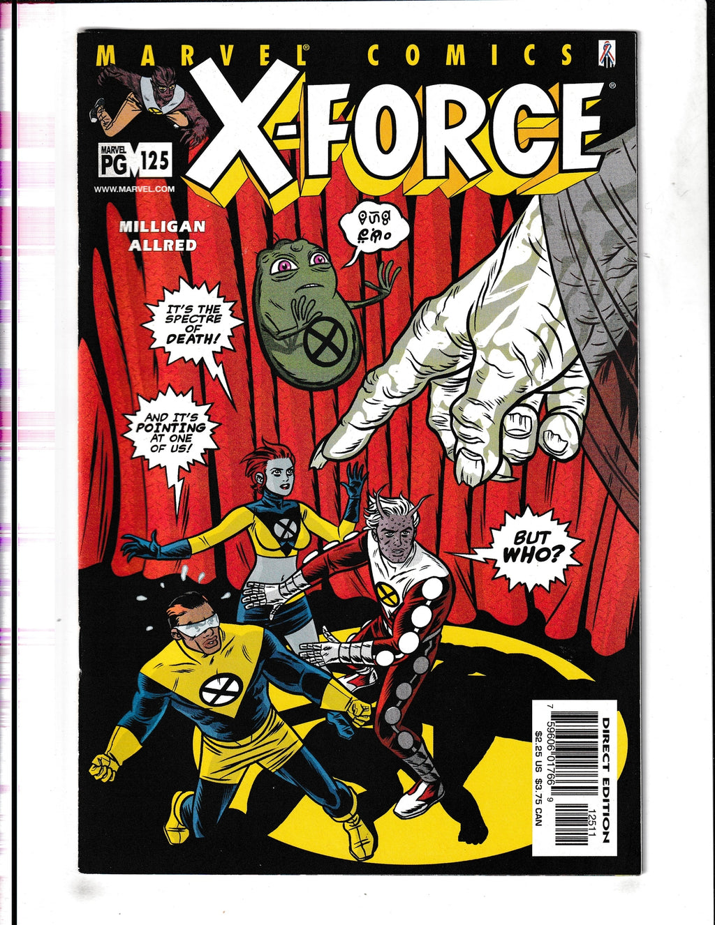 X-Force #125 (2002) 1st Dead Girl (MoonBeam) Marvel Comics