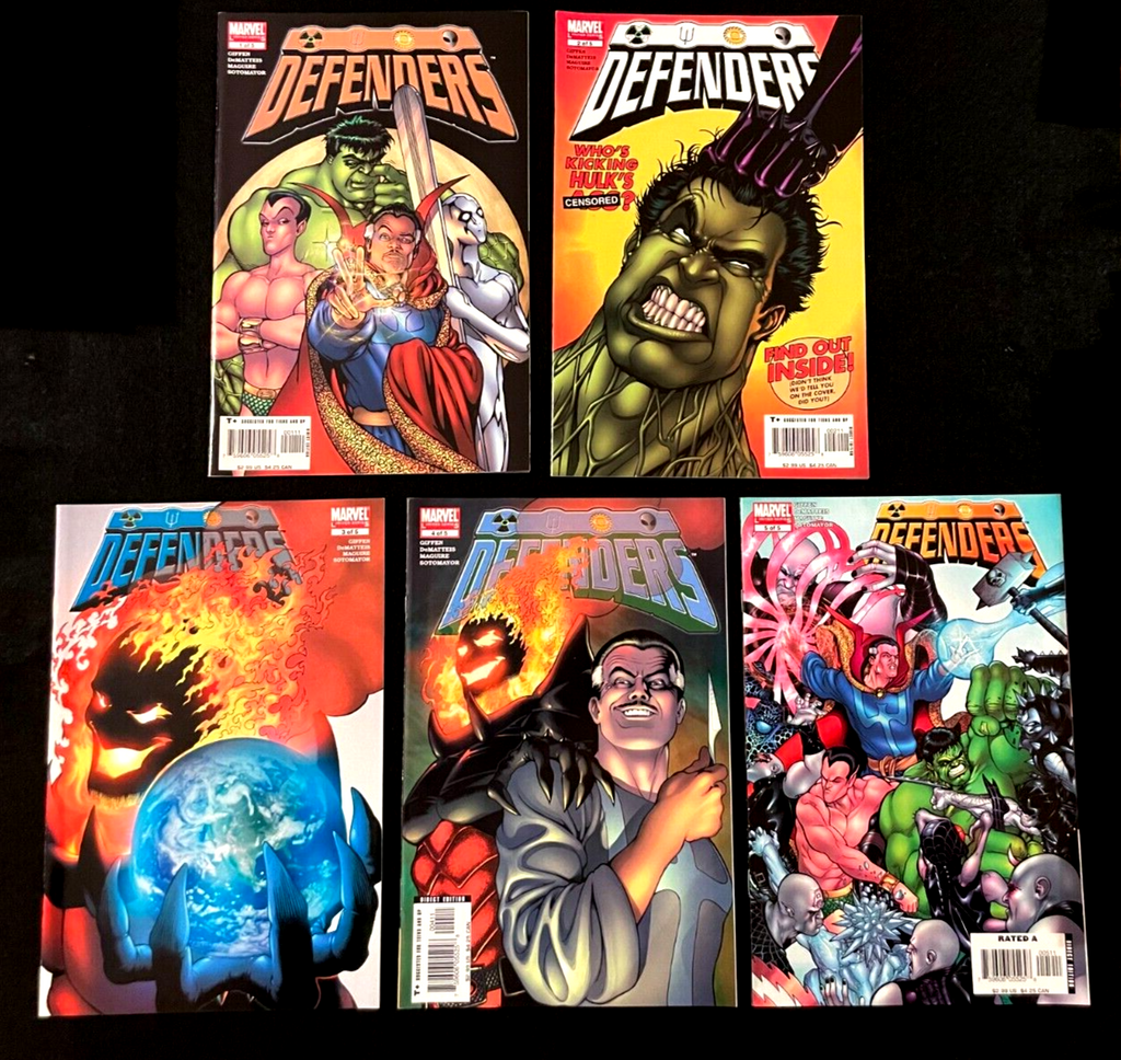 Defenders - Complete Set of 5 #1-5  (2005/06) Marvel Comics