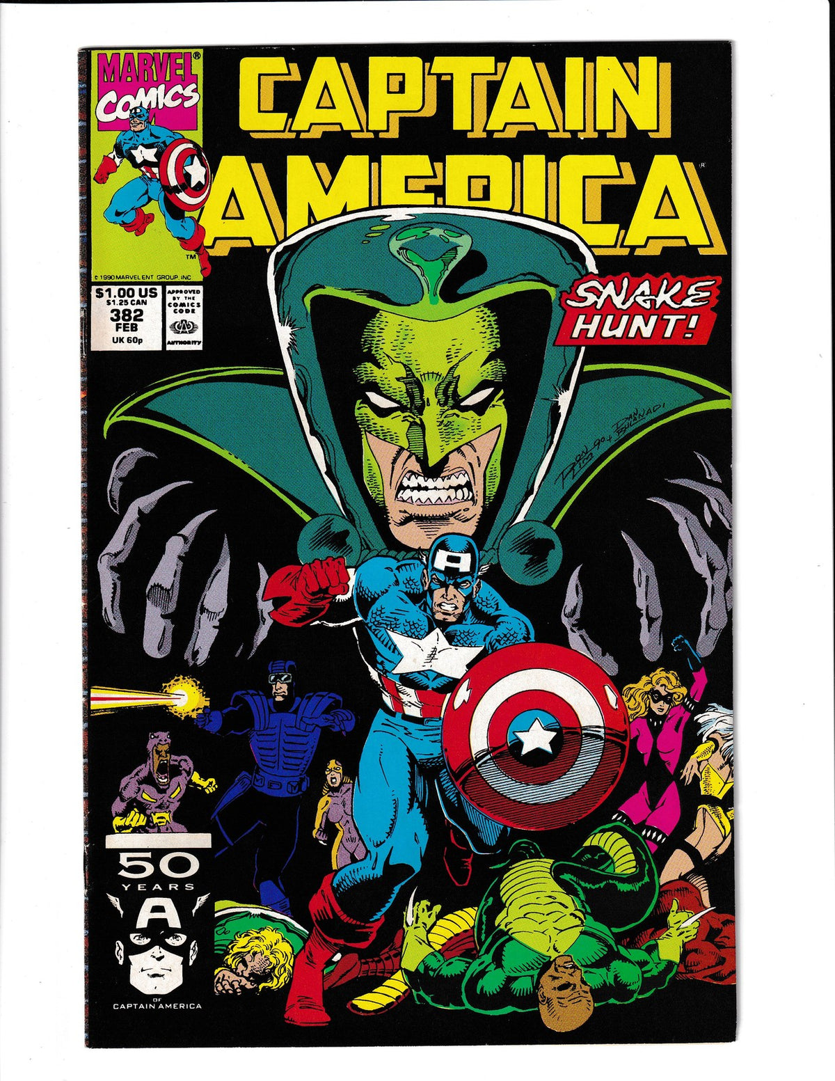 Captain America #382 (1991) Marvel Comics