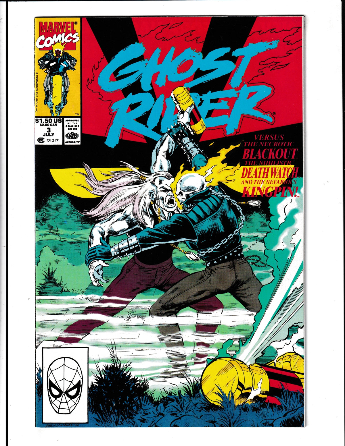 Ghost Rider #3 (1990) Higher Grade Marvel Comics