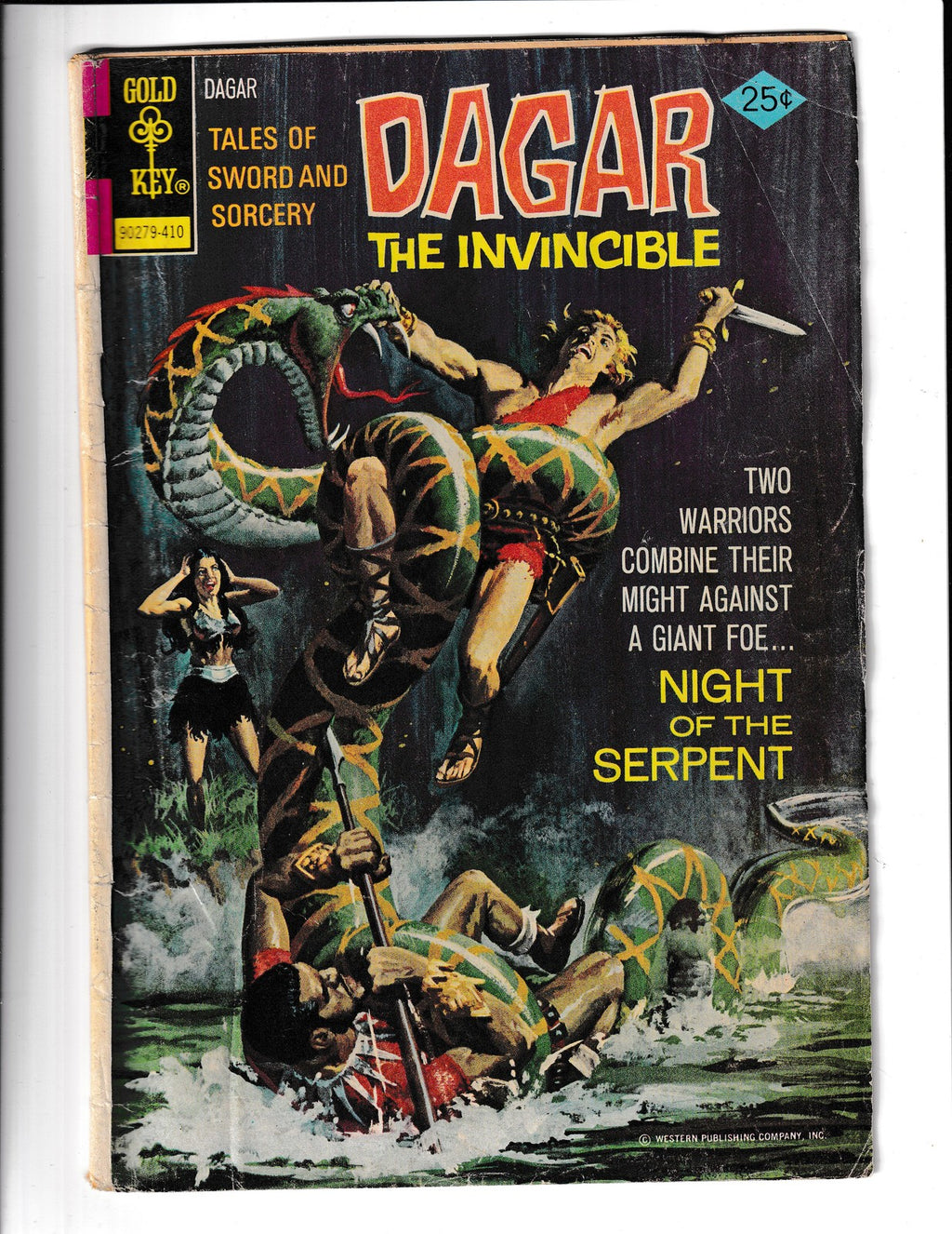 Dagar, the Invincible #9 (1974) 1st App of Torgus Gold Key Comics
