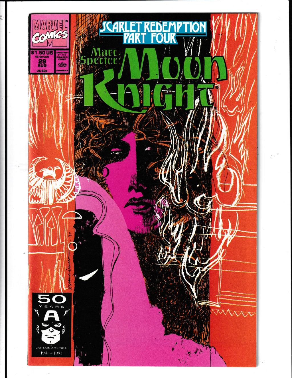 Marc Spector: Moon Knight #29 (1991) Marvel Comics
