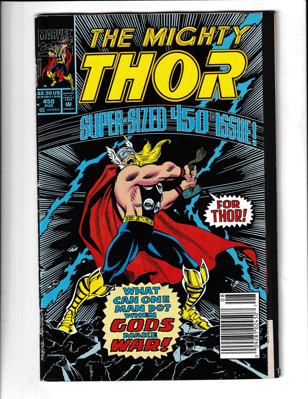 Thor #450 (1992) Super-Sized Flip-Book Marvel Comics