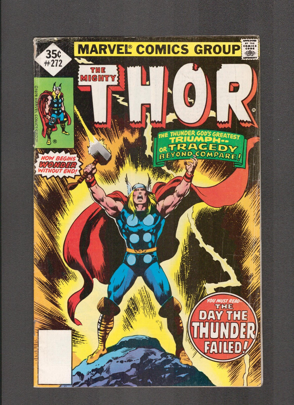 Thor #272 (1978) John Buscema, Rosen, Thomas Marvel Comics