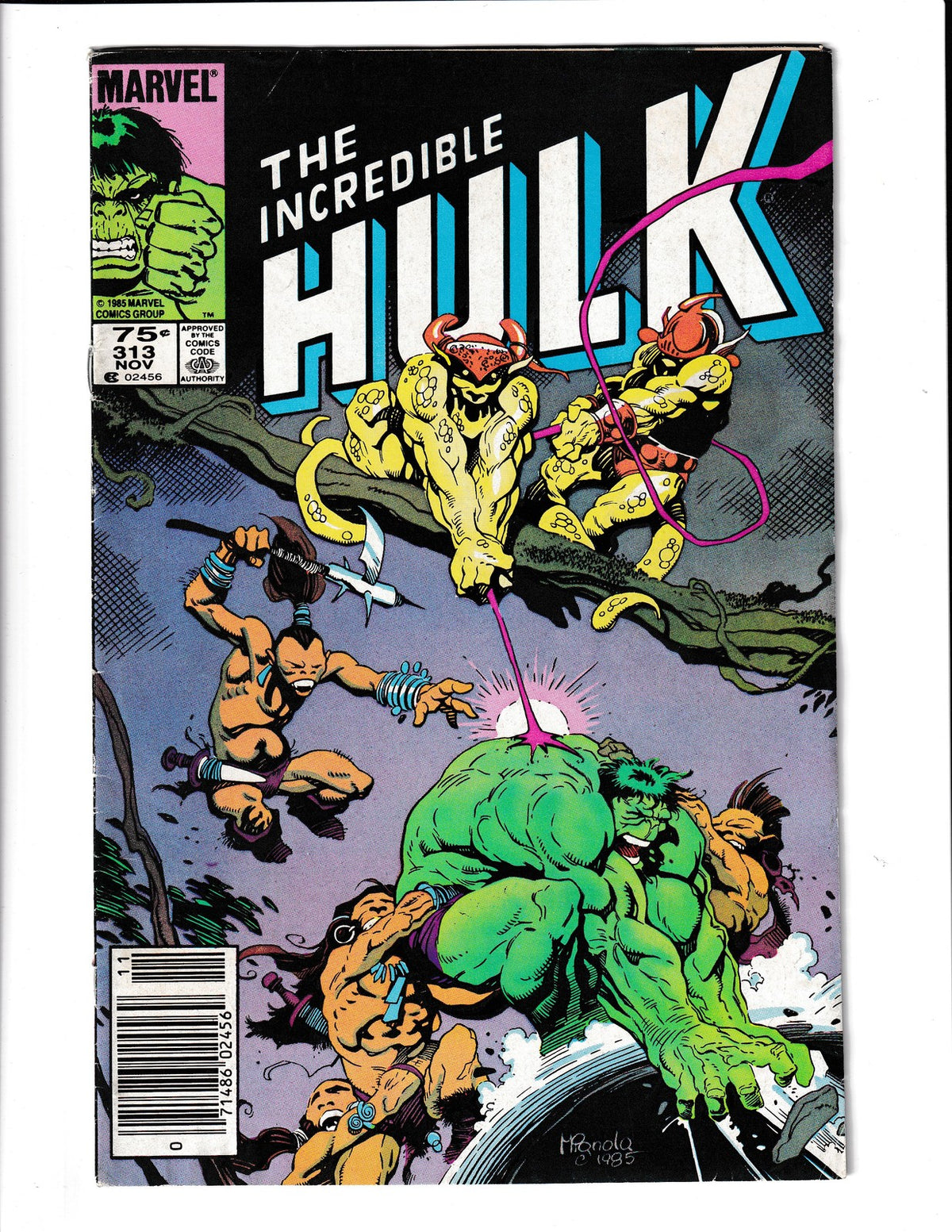 Incredible Hulk #313 (1985) Mike Mignola Art Marvel Comics