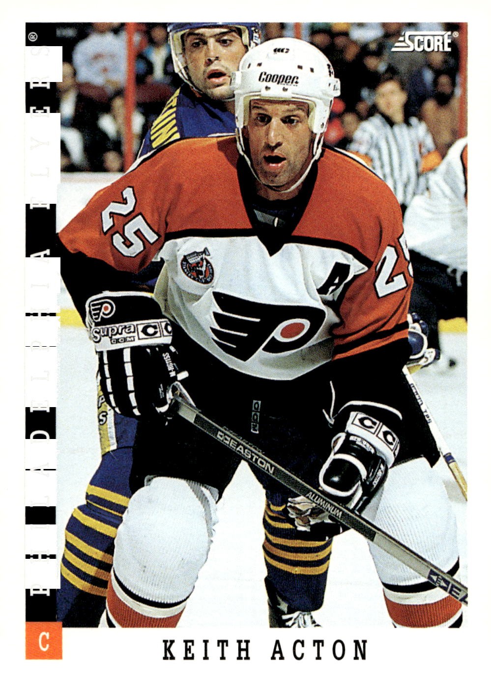 1993-94 Score #301 Keith Acton Hockey Philadelphia Flyers