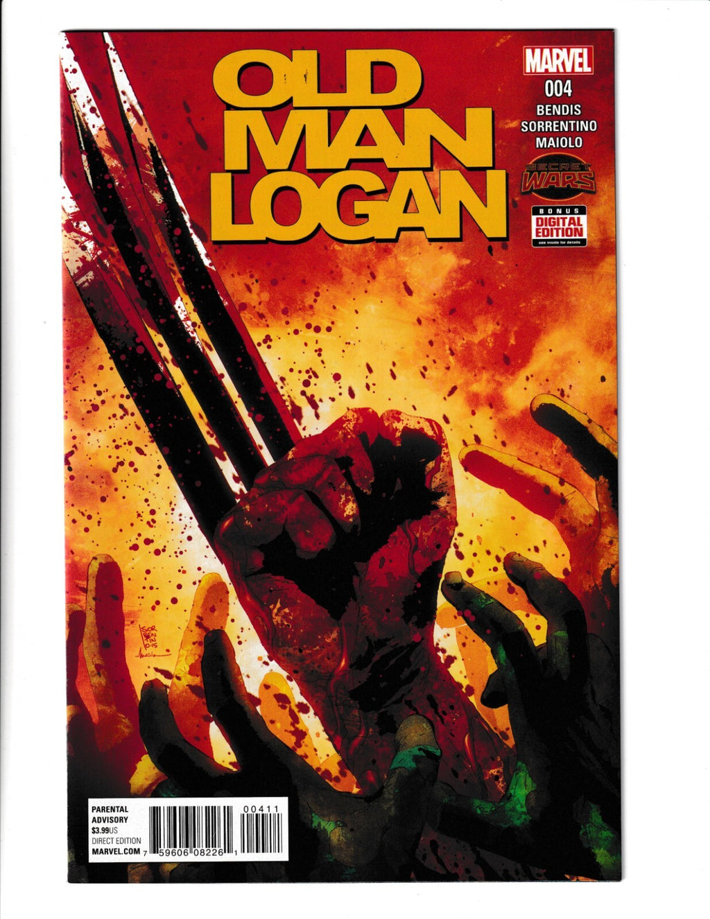 Old Man Logan #1-5 Complete Set Volume 1 (2015) Bendis Sorrentino Marvel Comics