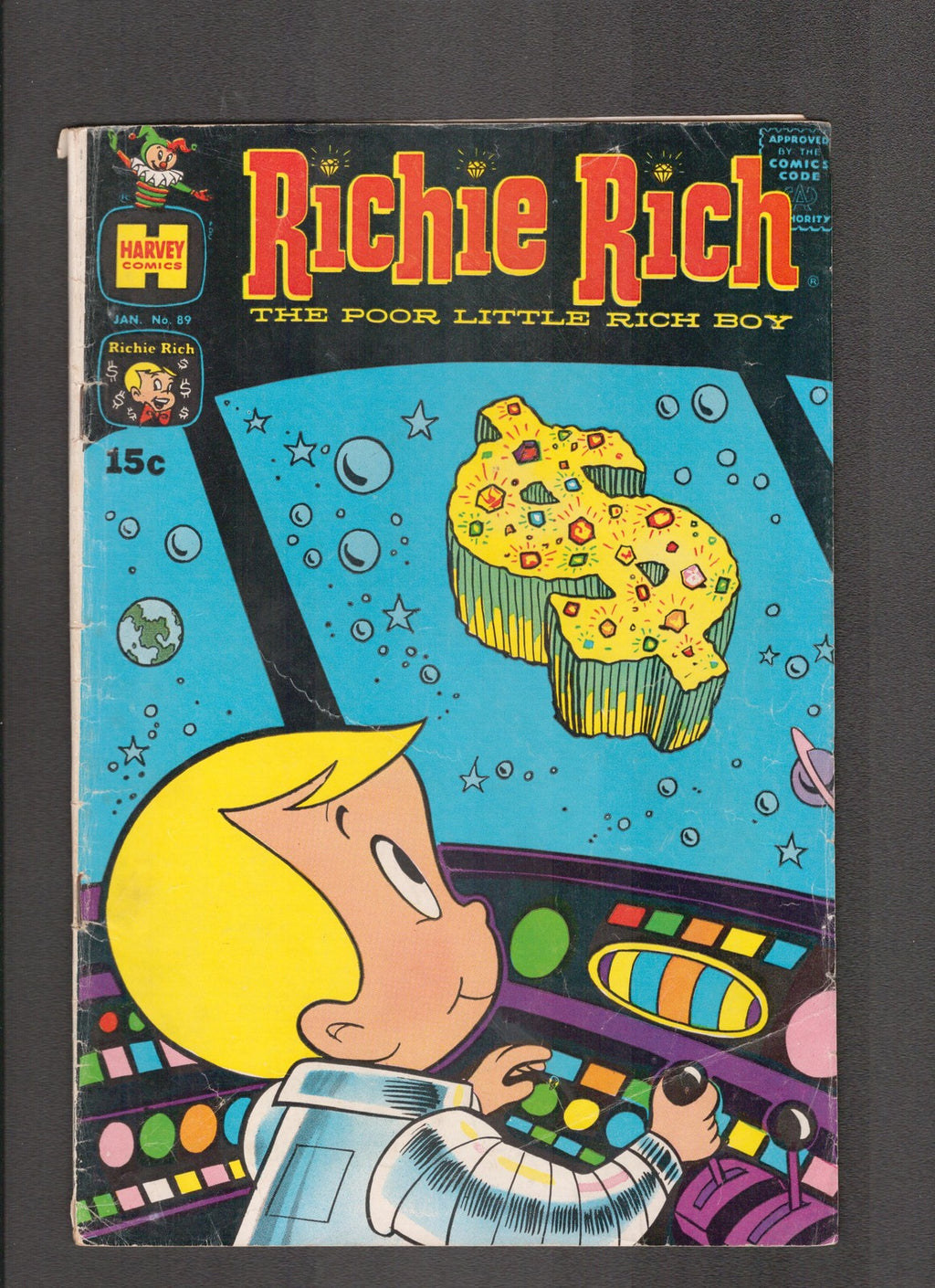 Richie Rich #89 (1970) Lower Grade Harvey Comics