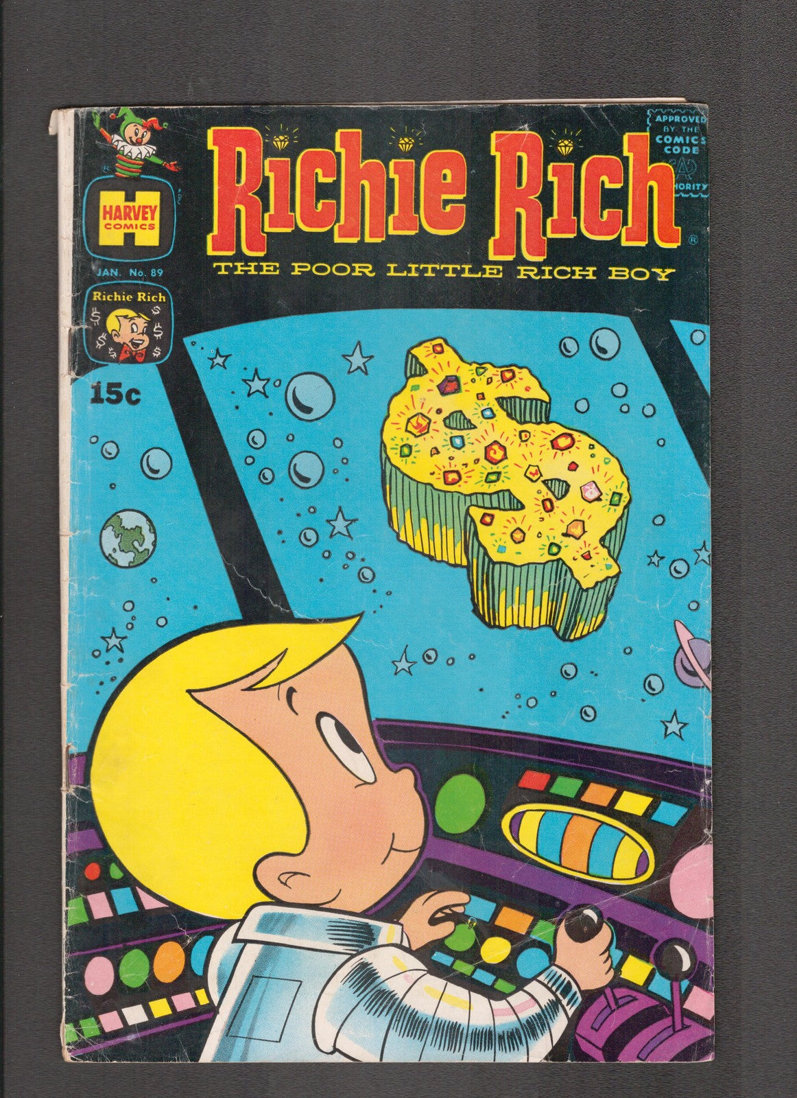 Richie Rich #89 (1970) Lower Grade Harvey Comics