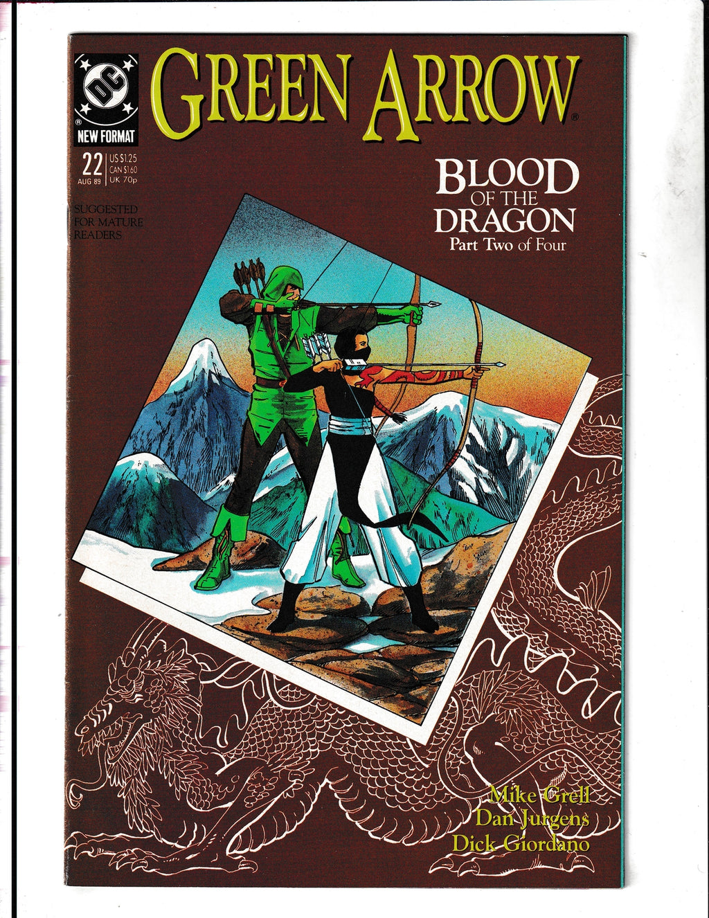 Green Arrow #22 (1989) DC Comics