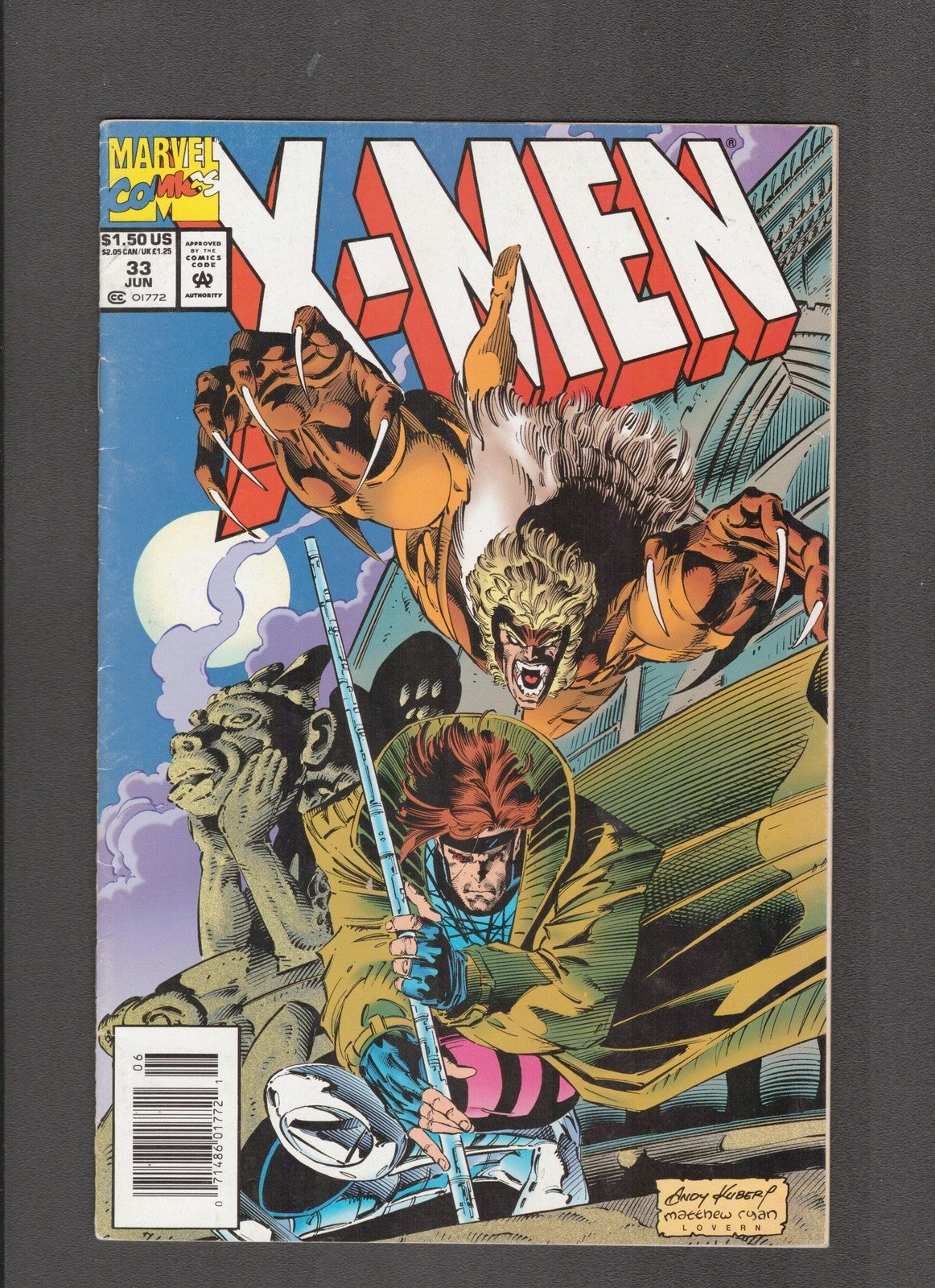 X-Men #33 (1994) Andy Kubert Marvel Comics