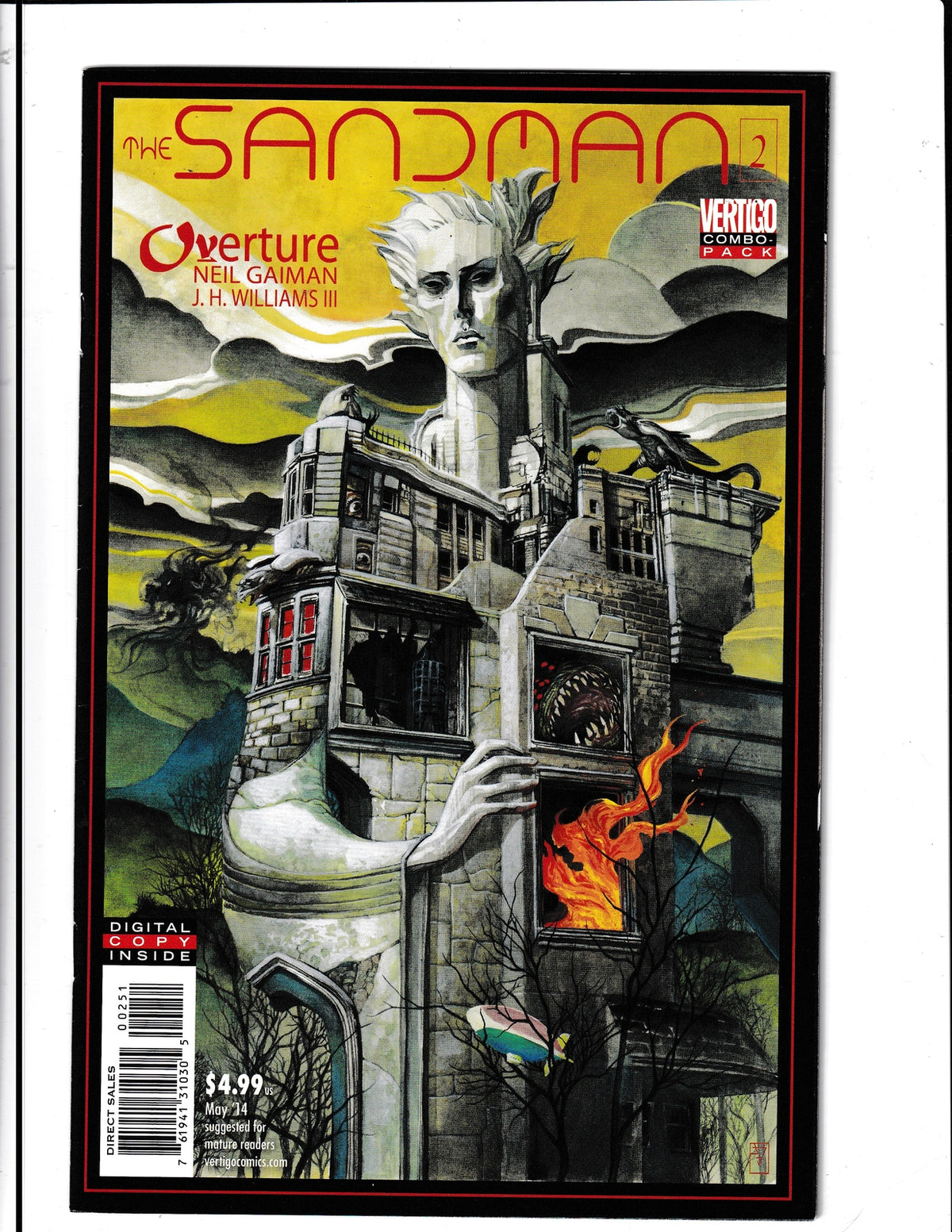 Sandman Overture #2 (2014) Combo Pack Variant DC Comics
