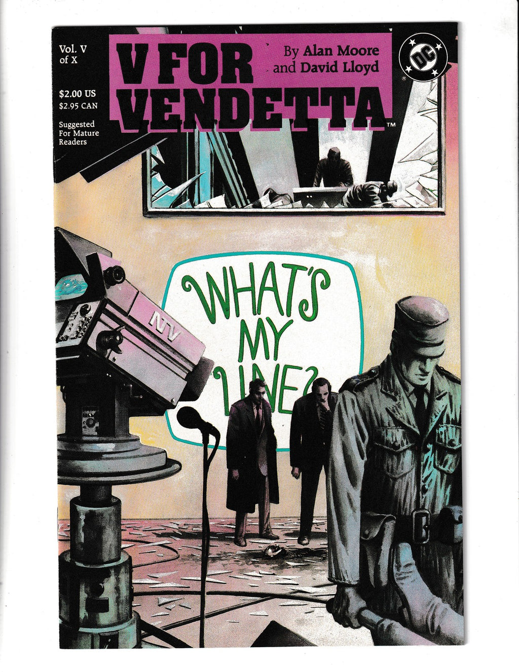 V For Vendetta #5 (1988) 5 of 10 DC Comics