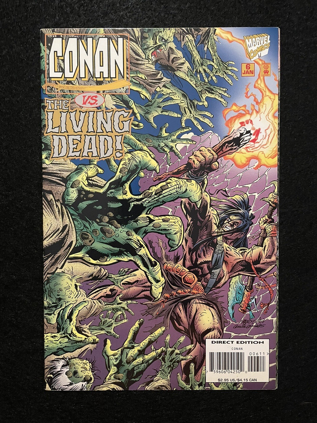 Conan #6 vs The Living Dead (JAN 1996) Marvel Comics