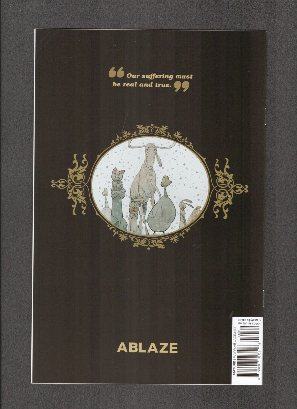 Animal Castle  #4C (2022) 1:10 Felix Delep Virgin Variant Ablaze Comics