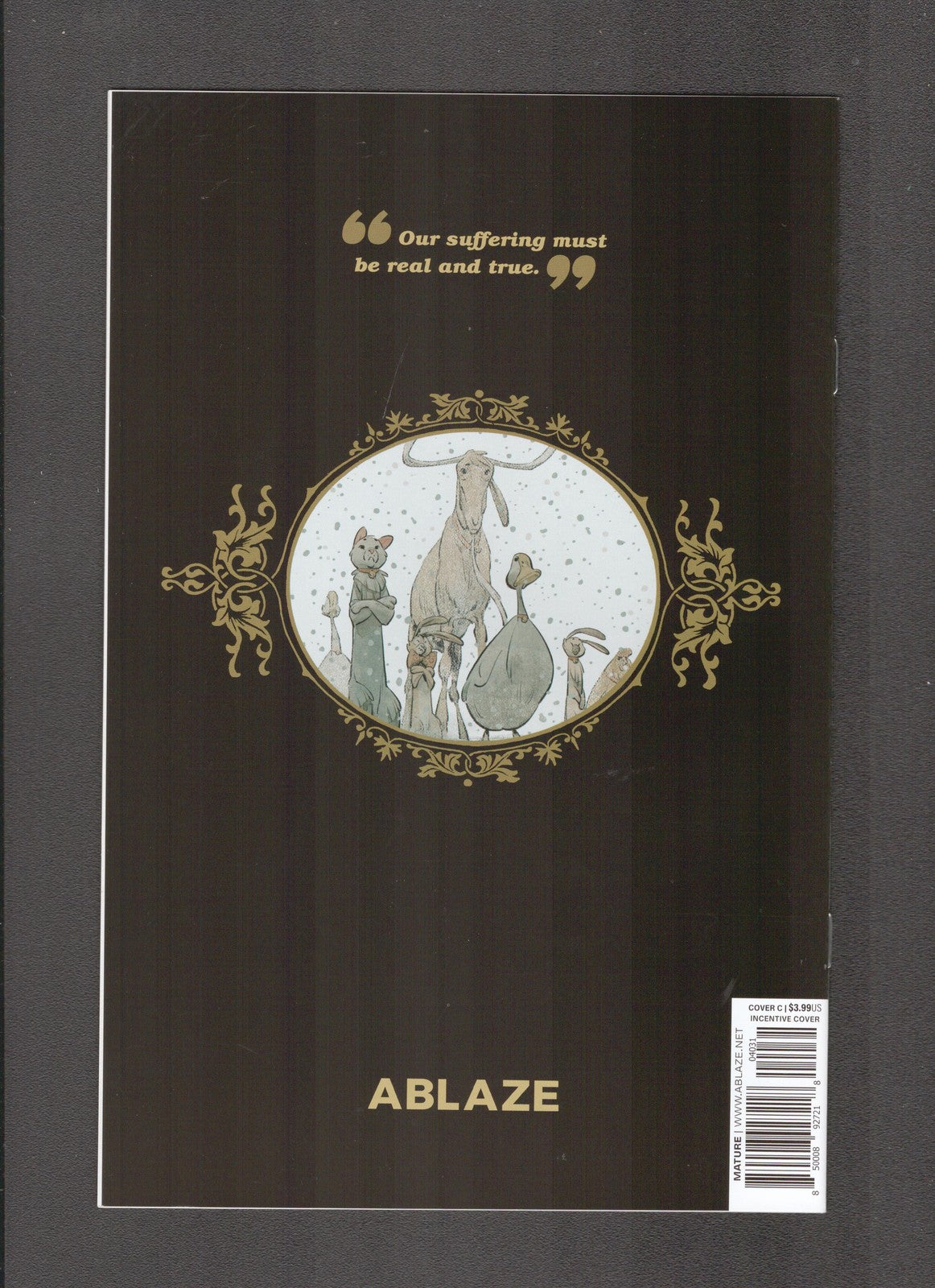 Animal Castle  #4C (2022) 1:10 Felix Delep Virgin Variant Ablaze Comics