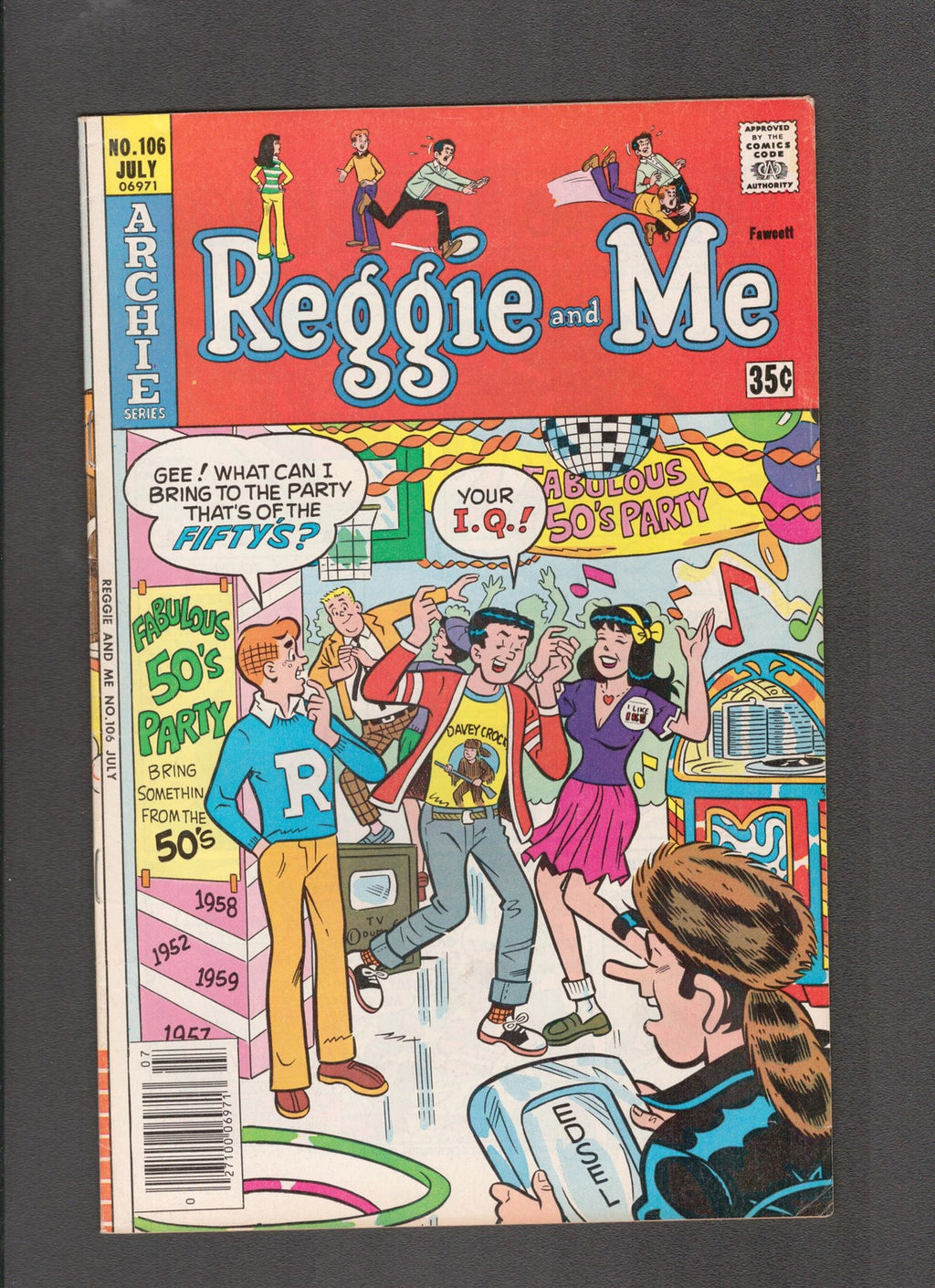 Reggie and Me #106 (1978) Veronica Cover Archie Comics