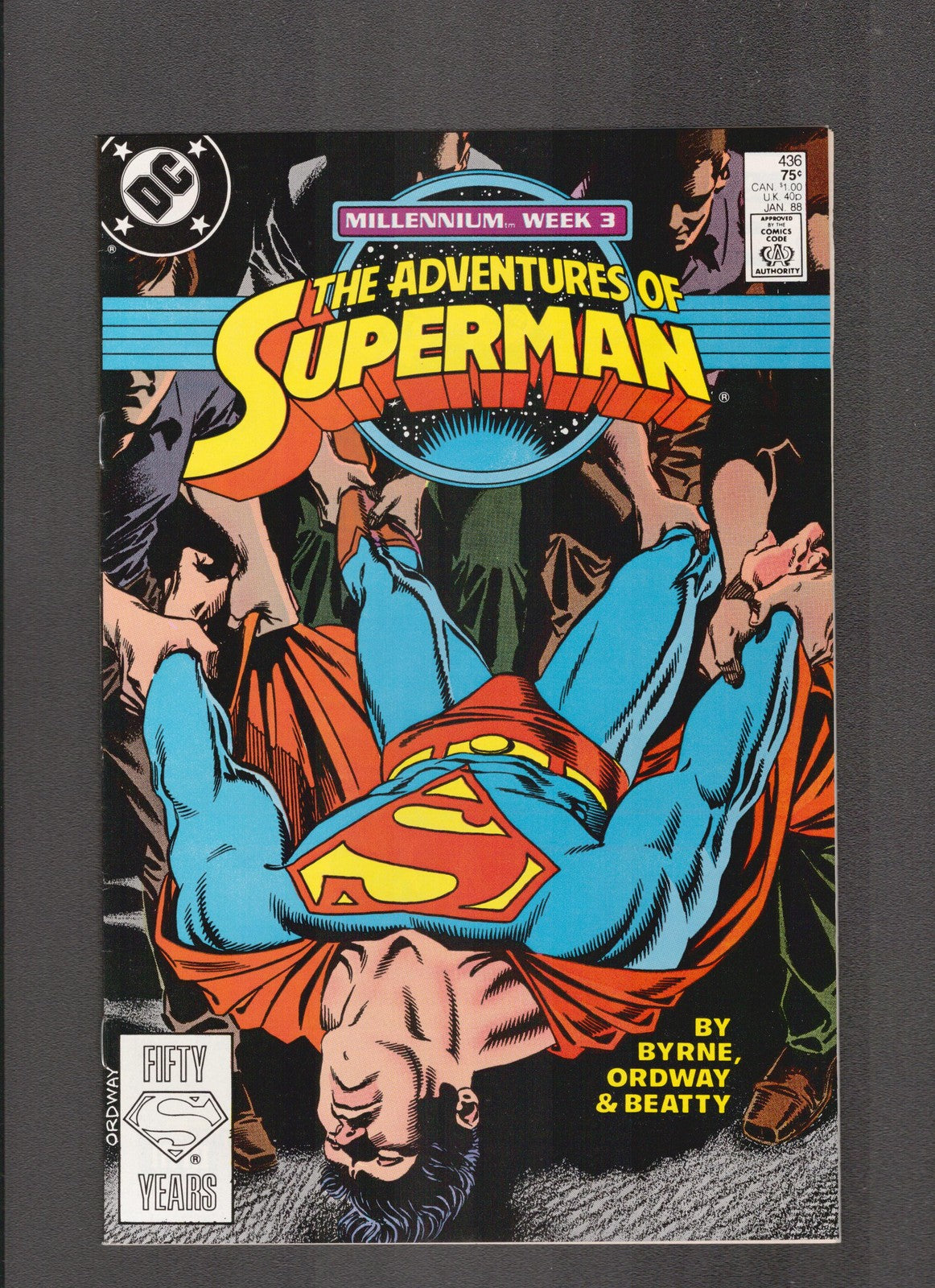 Adventures of Superman #436 (1988) Ordway DC Comics