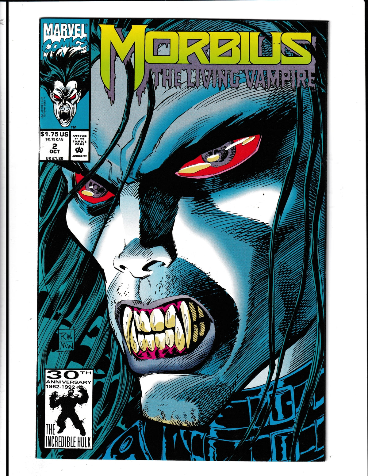 Morbius the Living Vampire #2 (1992) Marvel Comics SKU:733