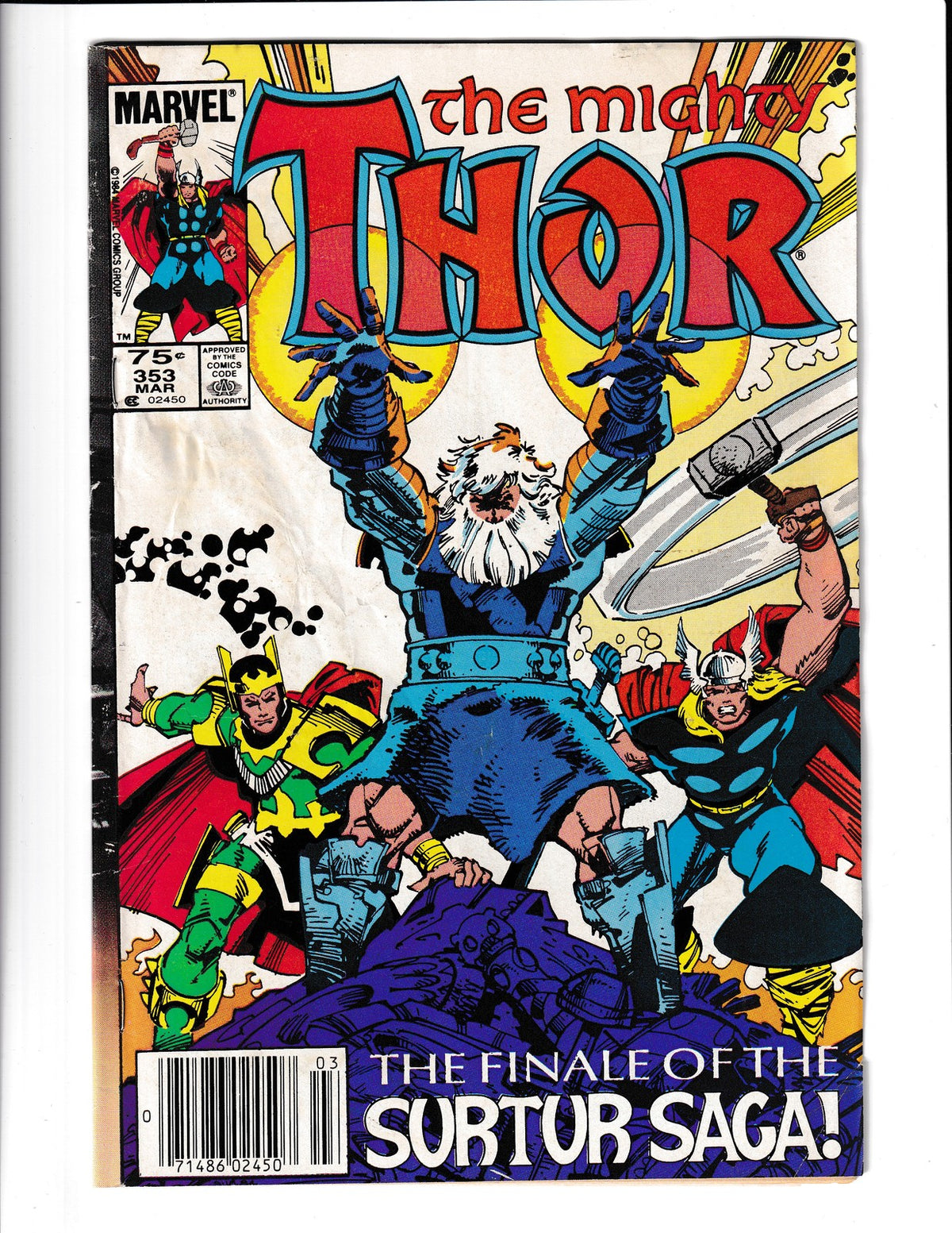 Thor #353 (1985) Canadian Newsstand Marvel Comics