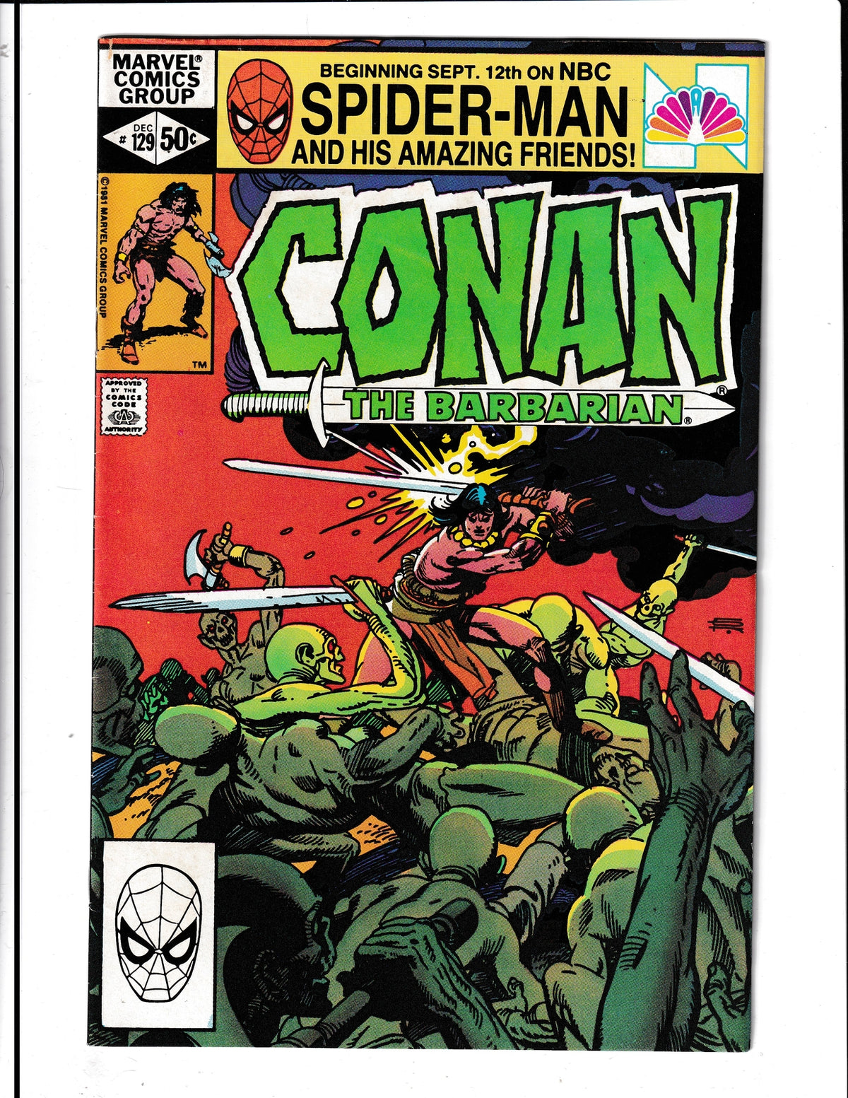 Conan the Barbarian #129 (1981) Direct Edition Marvel Comics