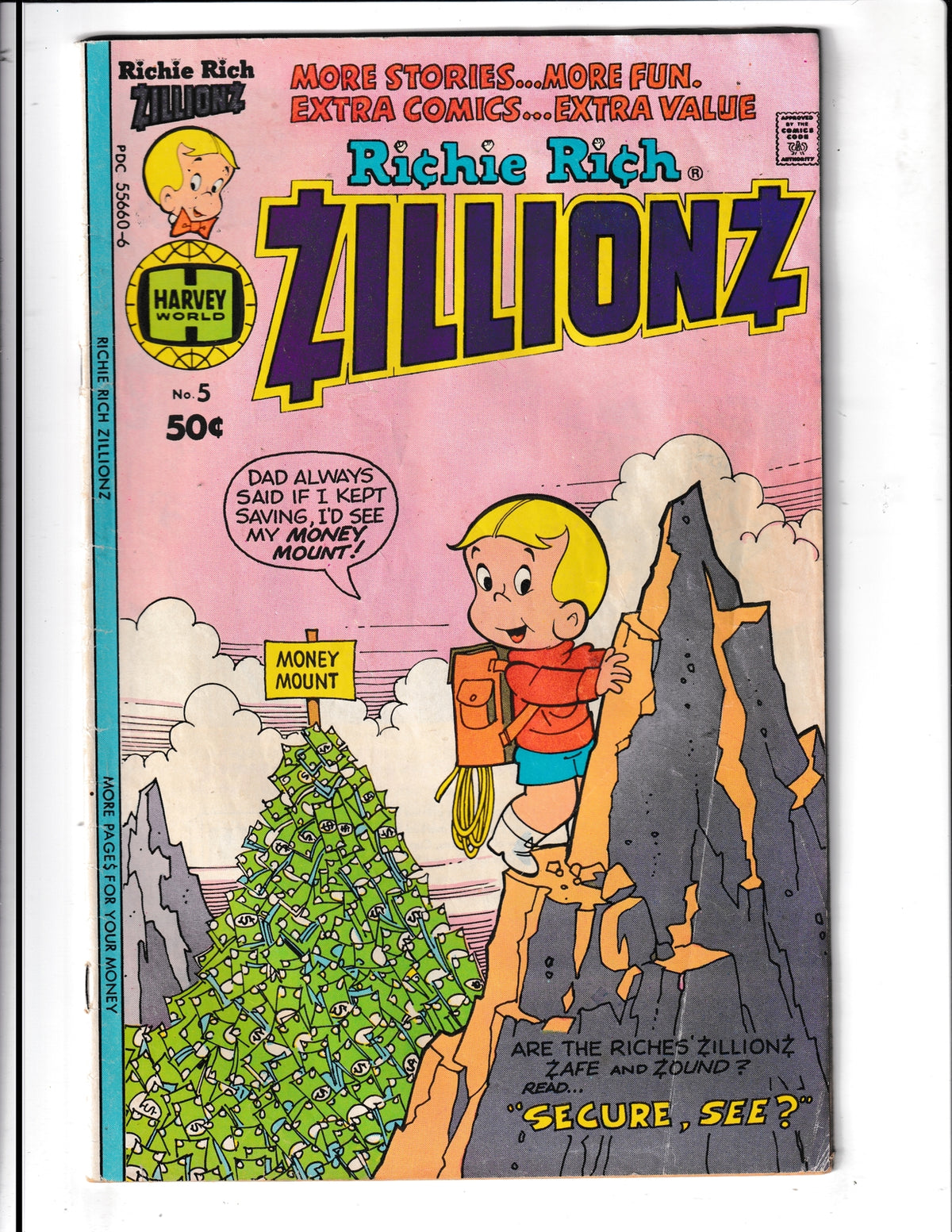 Richie Rich: Zillionz #5 (1977) Harvey Comics