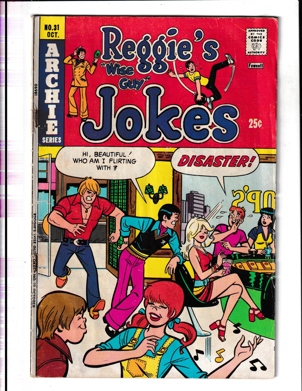 Reggie's Wise Guy Jokes #31 (1974) Archie Comics