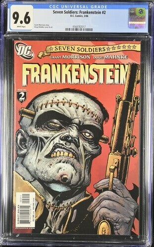 Seven Soldiers: Frankenstein #2 CGC 9.6 (2006) Grant Morrison ~ DC Comics