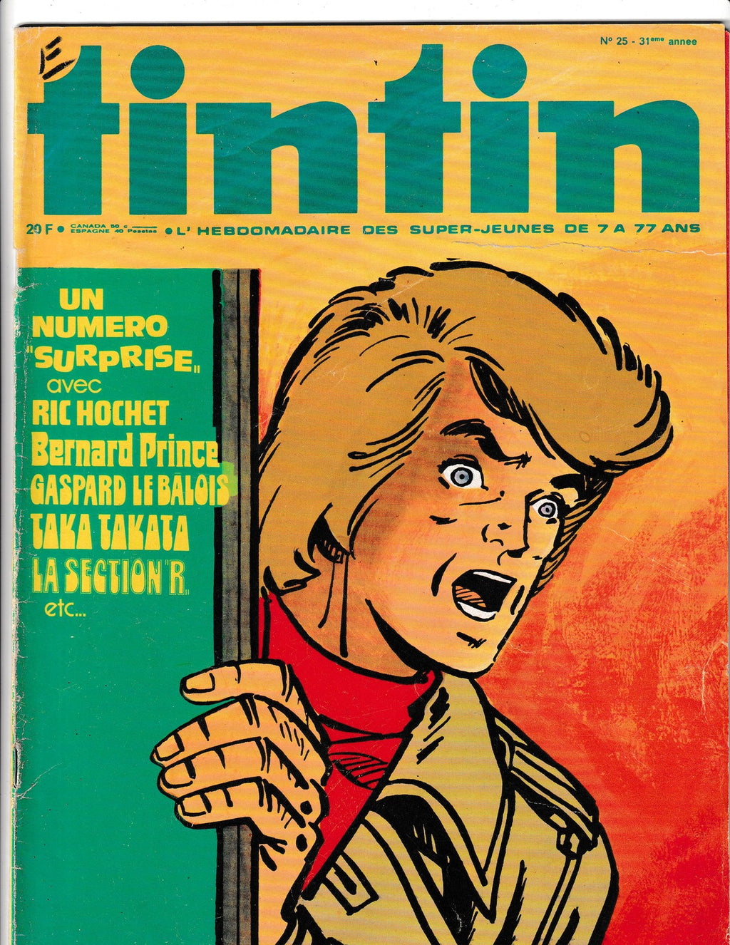 Tintin #25 (1976) FRENCH/FRANCAIS  Comics