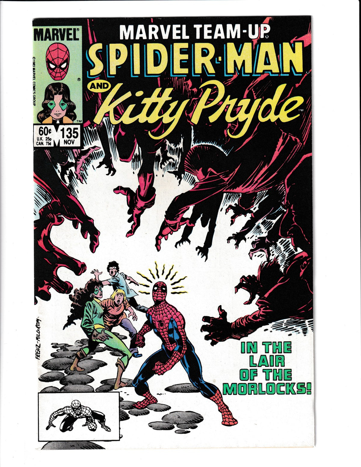 Marvel Team-Up #135 (1983) Spider-Man & Kitty Pryde Marvel Comics