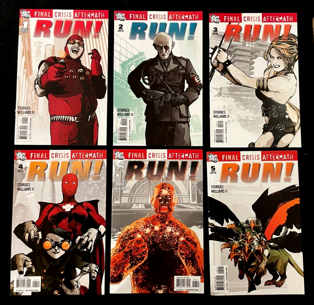 Final Crisis Aftermath: Run - Complete Set of 6 #1-6 (2009) DC Comics