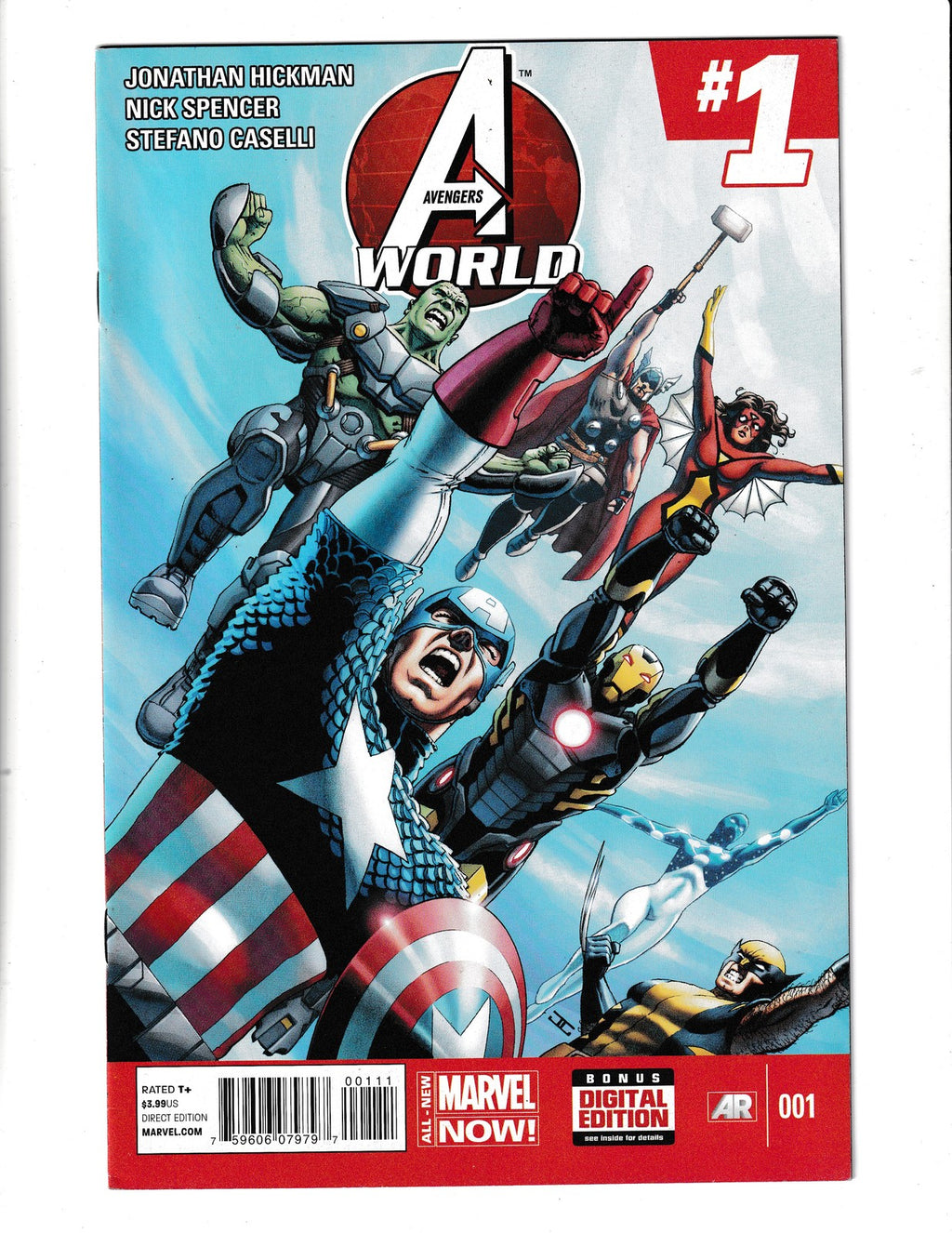 Avengers World #1 (2014) Cameo of Validator Marvel Comics