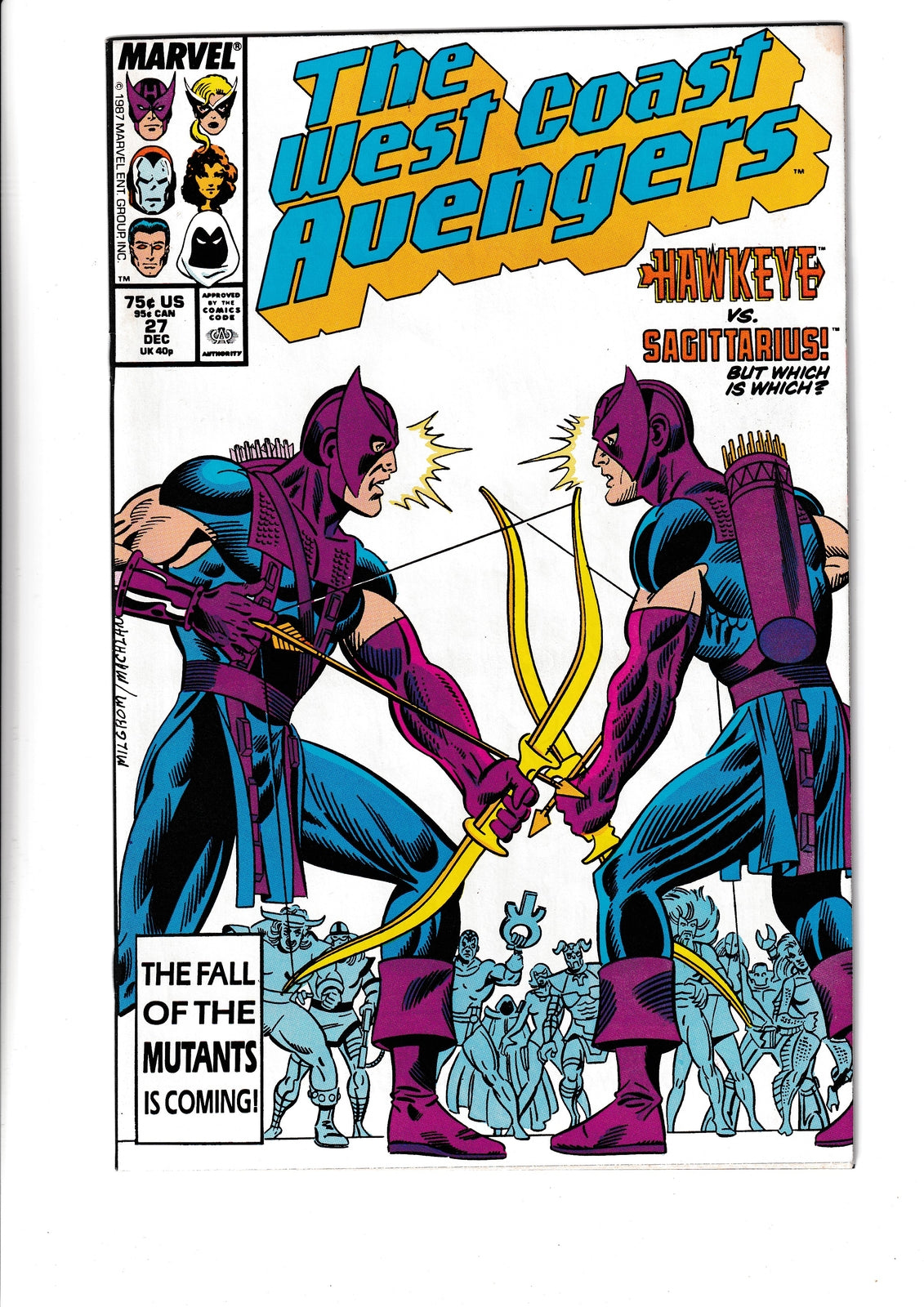West Coast Avengers #27 (1987) Marvel Comics SKU:199