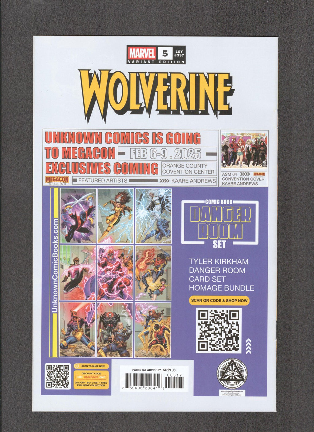 Wolverine #5-Illum (2025) Ejikure Trade Variant Marvel Comics