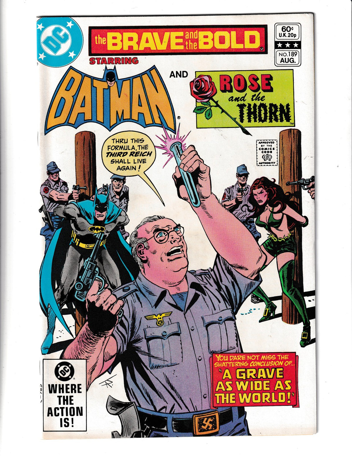 Brave and the Bold #189 (1982) Batman Rose and Throne DC Comics