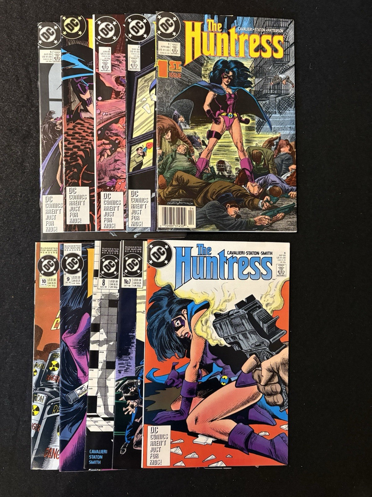 Huntress #1-10 (1989) Run of 10 Books DC Comics