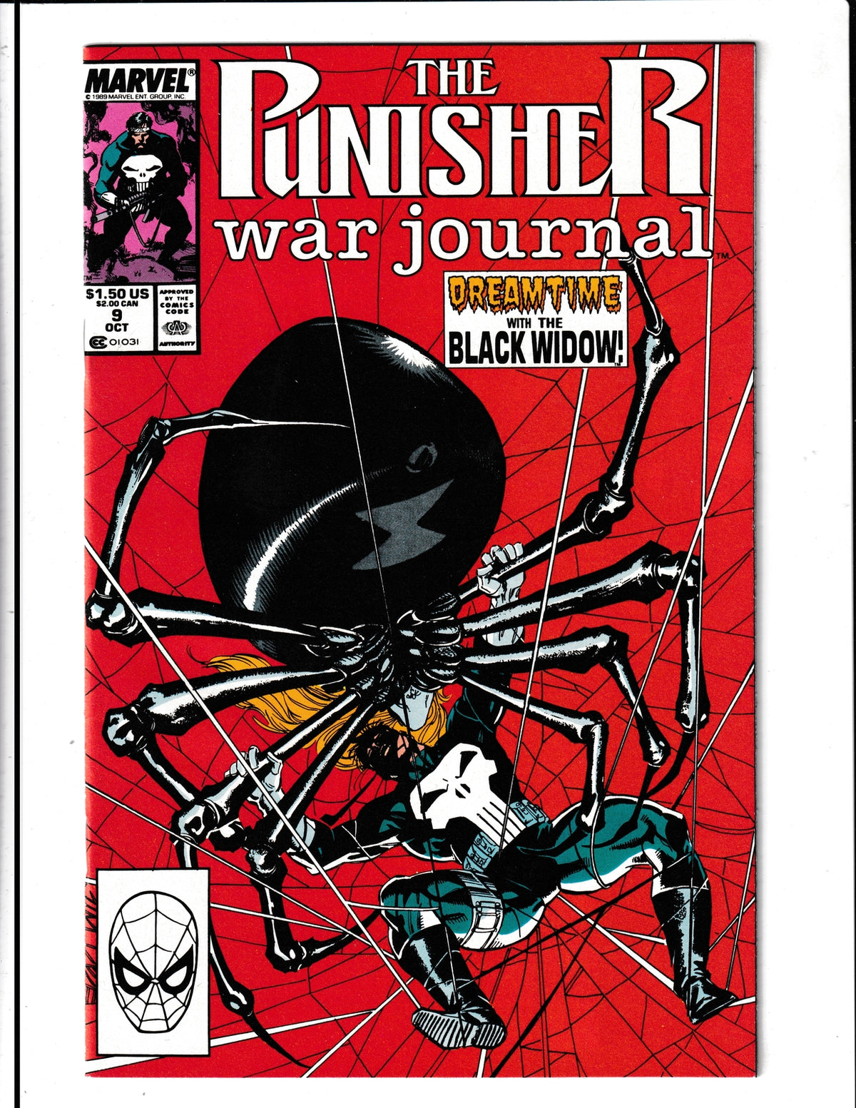 Punisher: War Journal #9 (1989) Higher Grade Marvel Comics
